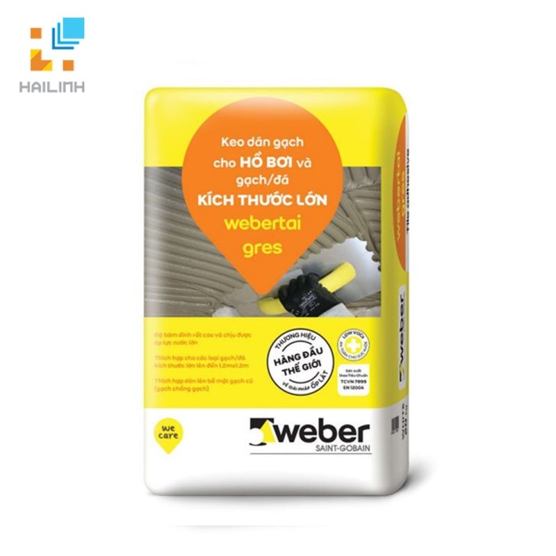 Keo dán gạch ngoại thất Weber.tai GRES - Daisan Store