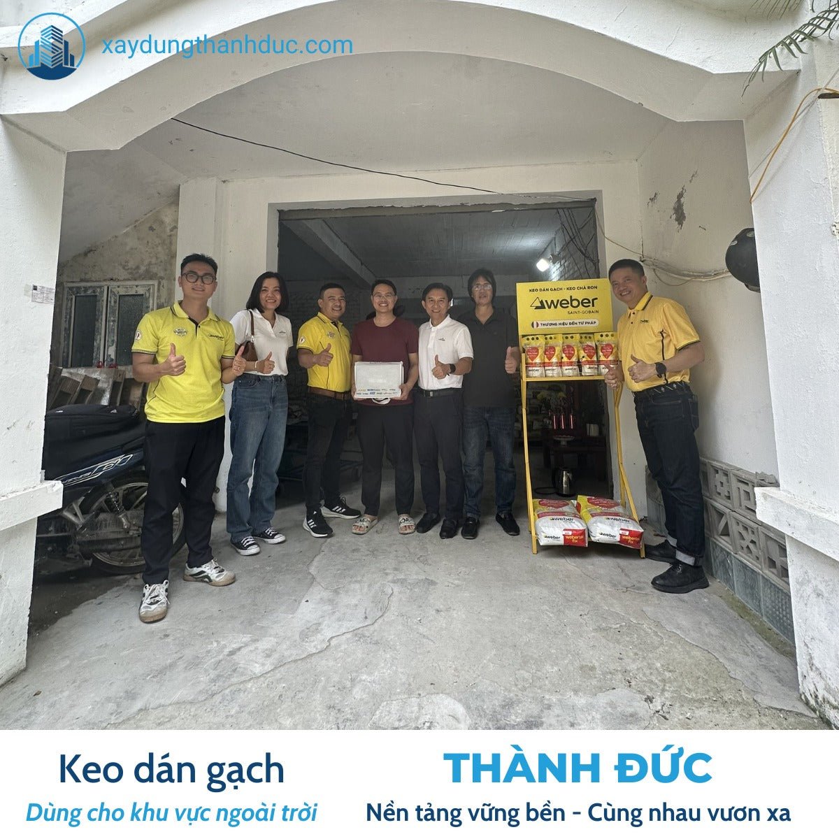Keo Dán Gạch Webertai Vis cho khu vực nội thất - Daisan Store