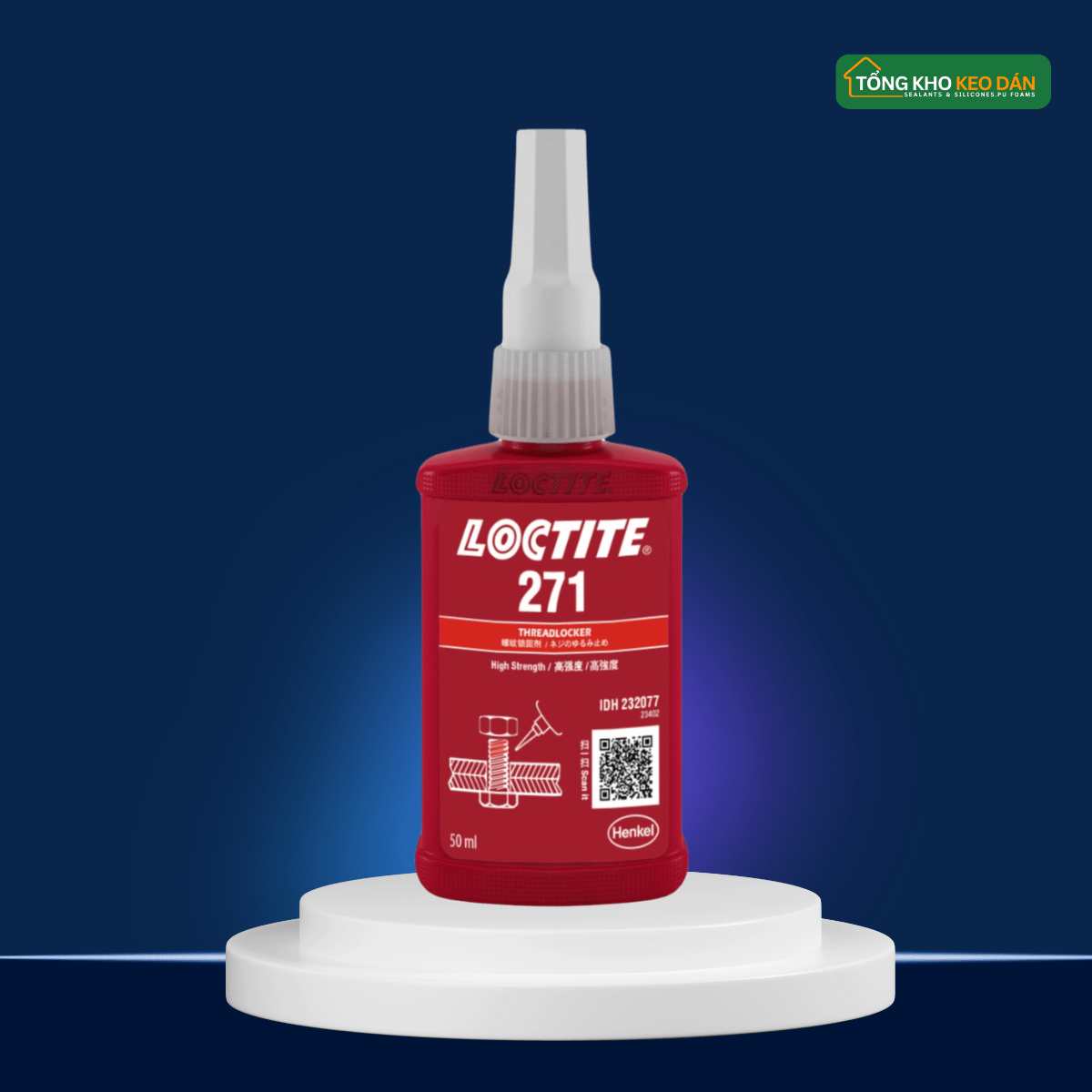 Keo dán khoá ren Loctite 271 - Daisan Store