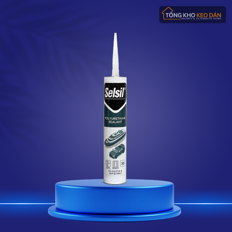 Keo Dán Kính Ô Tô Selsil PU Sealant 300ml Chất Lượng – Daisan Store