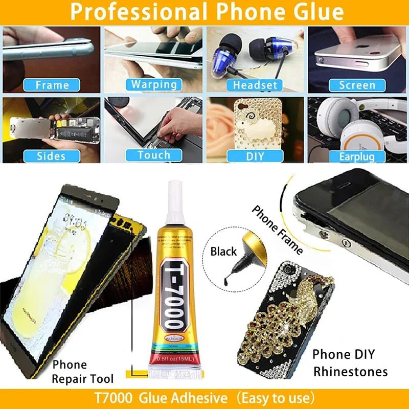 Keo Dán T7000 Đen 110 50 15ml Dụng Cụ Sửa Chữa Điện Tử - Daisan Store