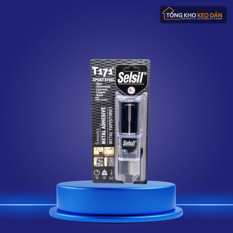 Keo Epoxy Dán Thép Kim Loại 5 Phút 24ml 28g - Daisan Store