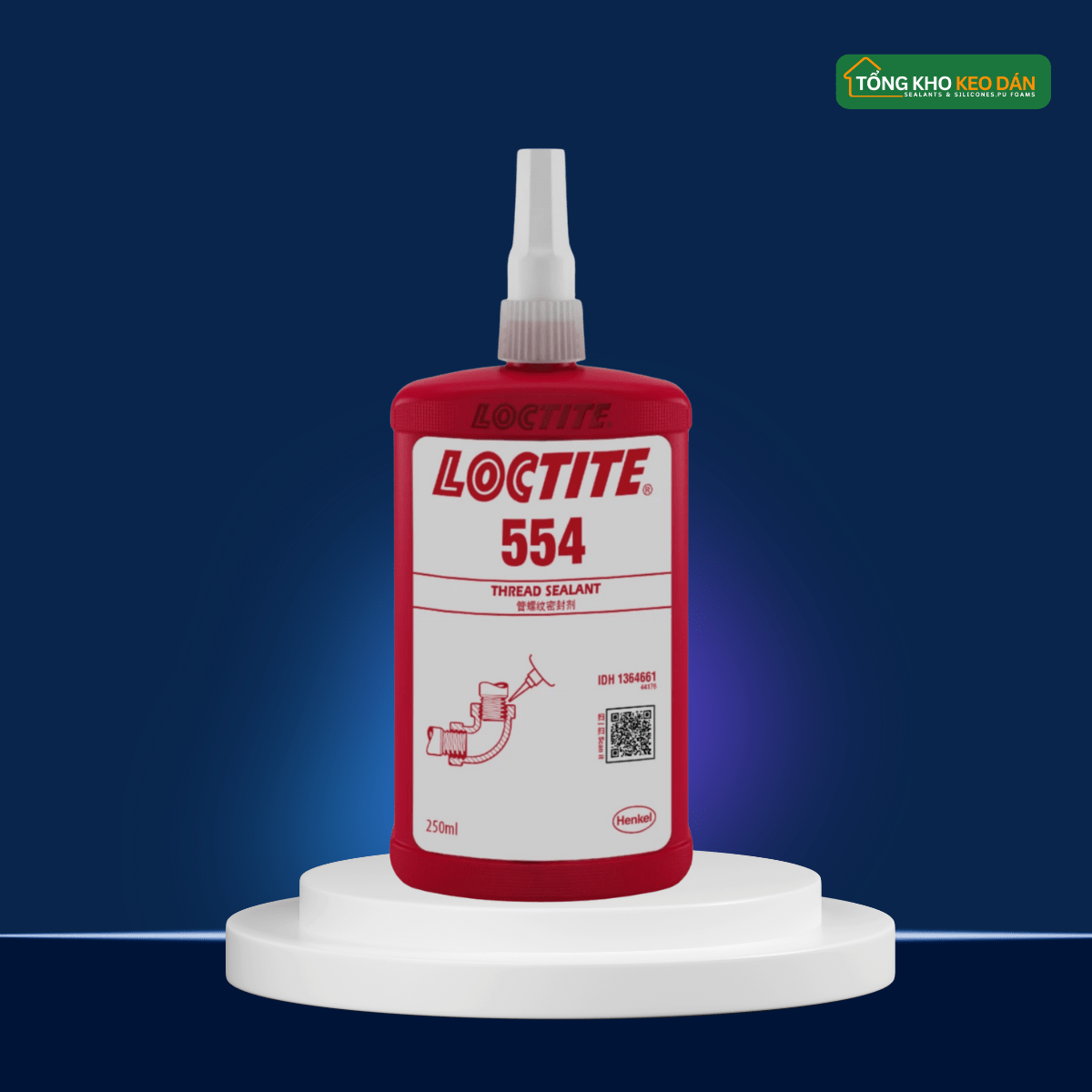 Keo kín ren loctite 554 - Daisan Store