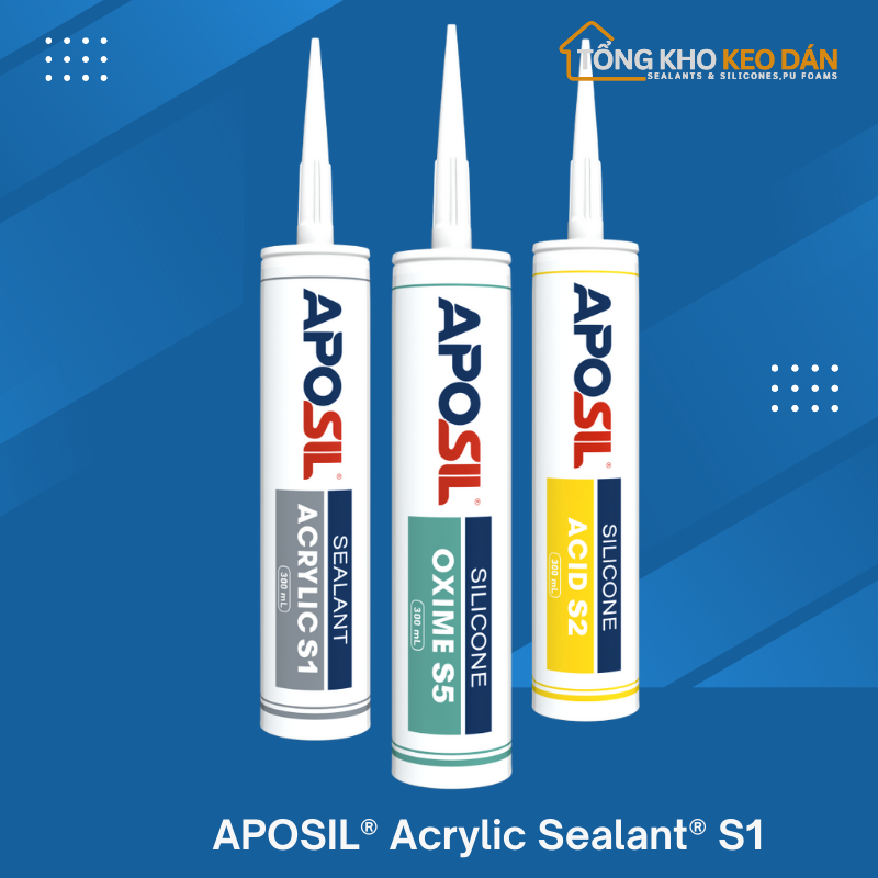 Keo Silicone Aposil Acrylic S1