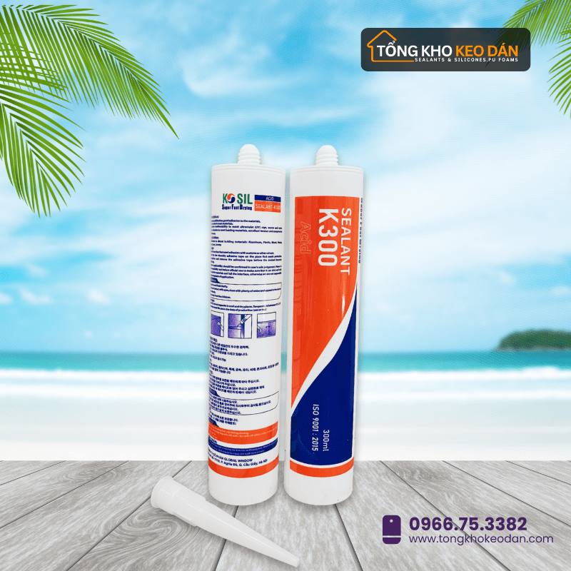 Keo silicone axit Kore K300 (A300) - Daisan Store