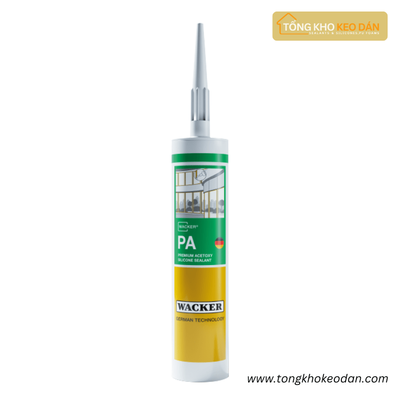 Keo Silicone Axit Nhanh Khô Wacker PA - Daisan Store