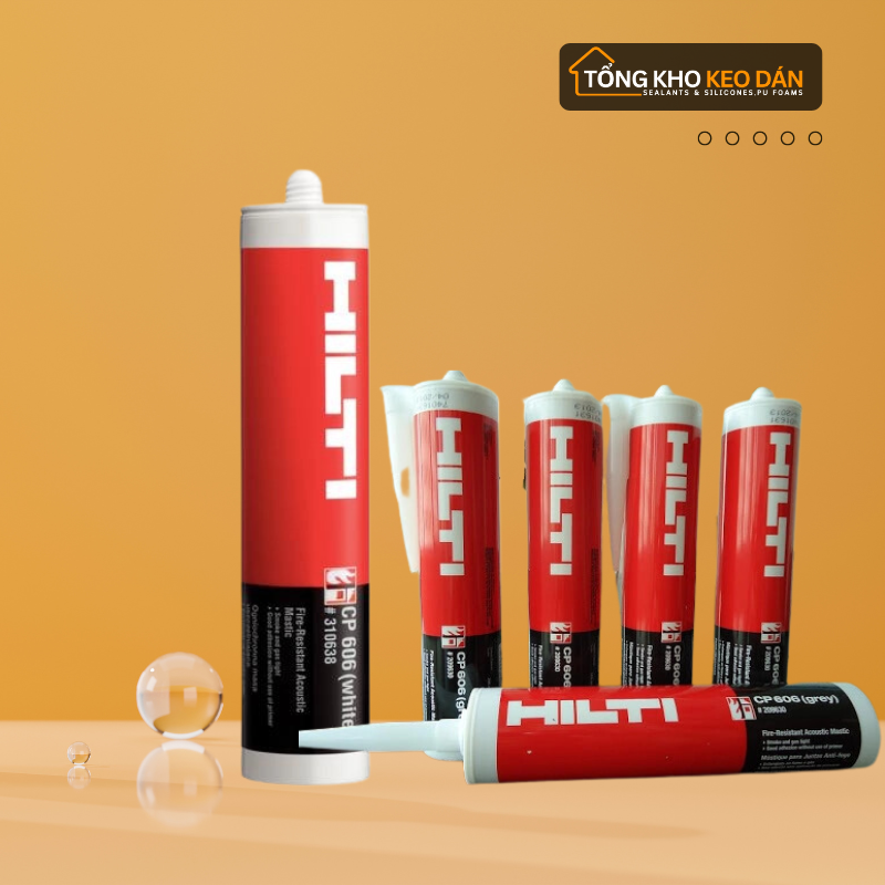 Keo Silicone Chống Cháy Lan Hilti CP606 Chính Hãng – Daisan Store