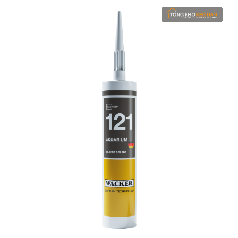Keo Silicone chuyên dụng cho bể cá – bể chứa Wacker 121