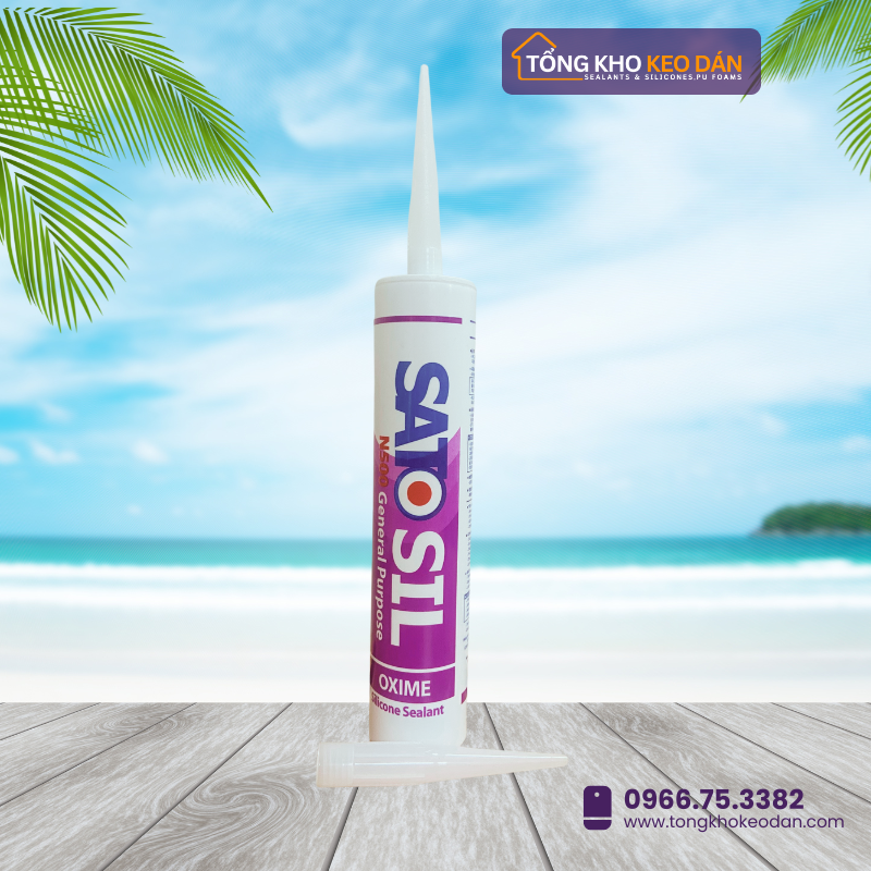 Keo silicone Satosil N500 – Nhập khẩu Hàn Quốc