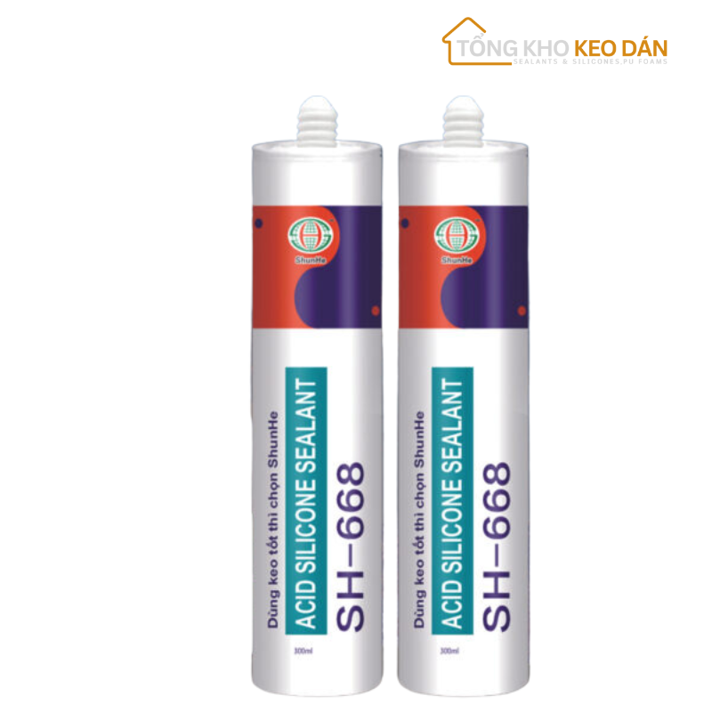 Keo Silicone Shunhe SH-668 Acid Sealant