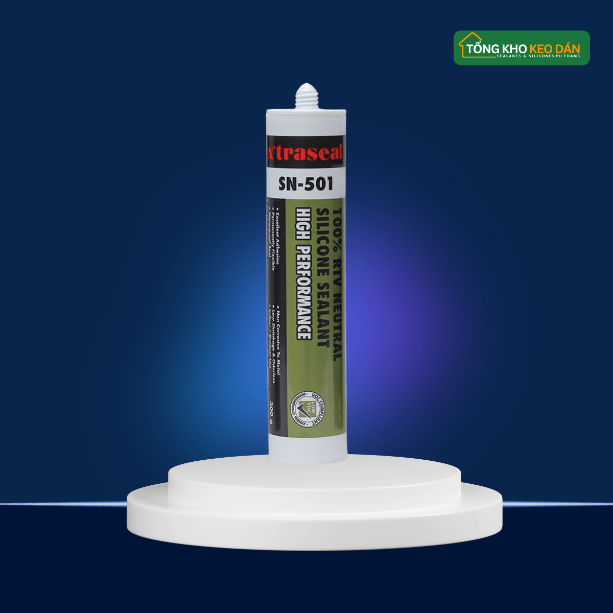 Keo Silicone trung tính 100%RTV X’traseal SN - 501 300gr - Daisan Store