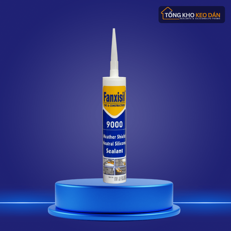 Keo silicone trung tính Fanxisil 9000 Neutral Silicone Sealant 300ml - Daisan Store