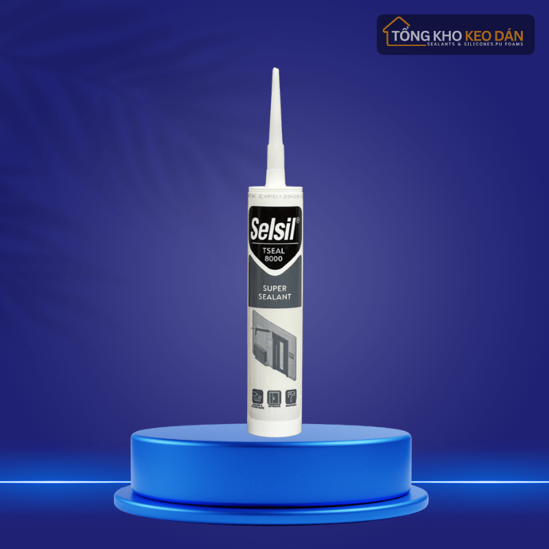 Keo Trám Đa Dụng Selsil Tseal 8000 Super Sealant 300ml - Daisan Store