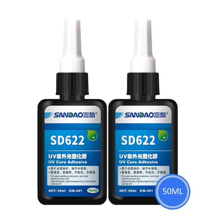 Keo UV trong suốt, không để lại dấu vết, Acrylic, Kim loại, Nhựa, ABS, PC, Plexiglass, Keo dán không để lại dấu vết, khô nhanh - Daisan Store
