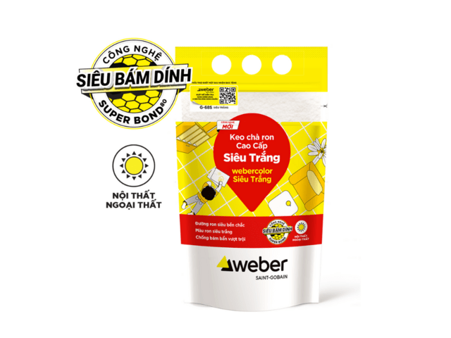 Keo (vữa) chà ron cao cấp Siêu Trắng NỘI NGOẠI THẤT - Daisan Store