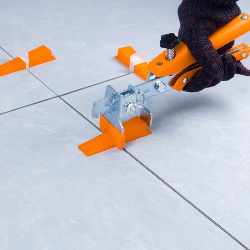 Kẹp cân bằng gạch đá nhựa trắng nhà máy 100 cái/túi - Daisan Store