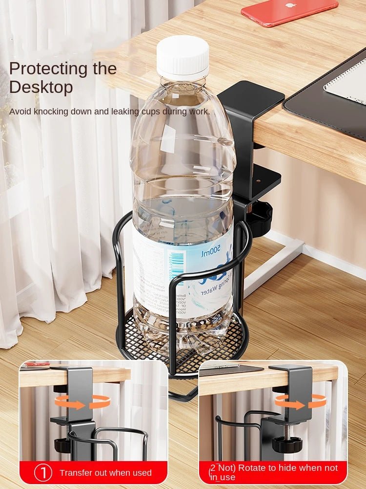 Kẹp Cốc Bàn 2in1 Không Khoan Xoay 360° Chống Rơi - Daisan Store