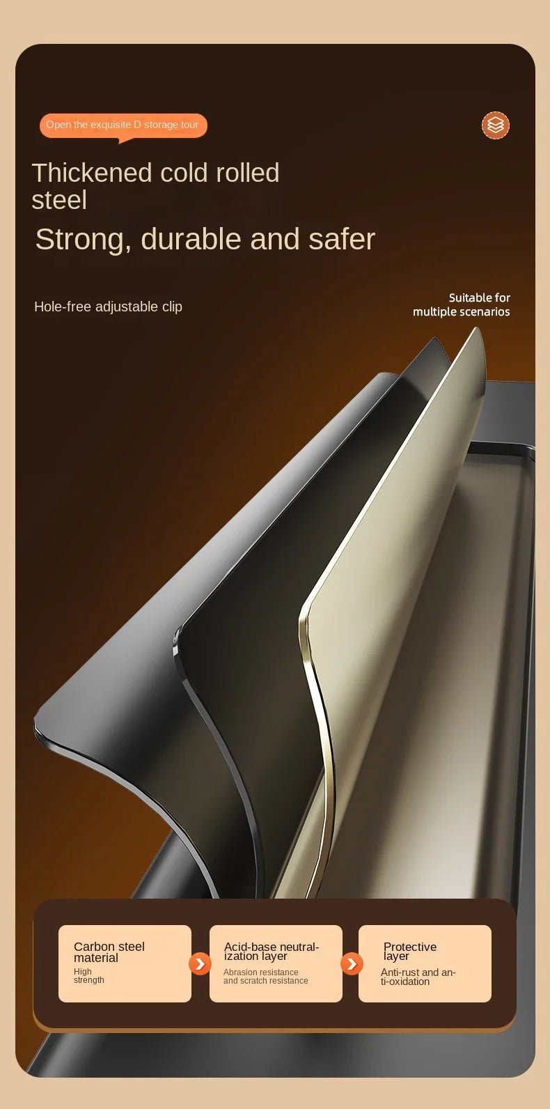 Kẹp Cốc Bàn 2in1 Không Khoan Xoay 360° Chống Rơi - Daisan Store