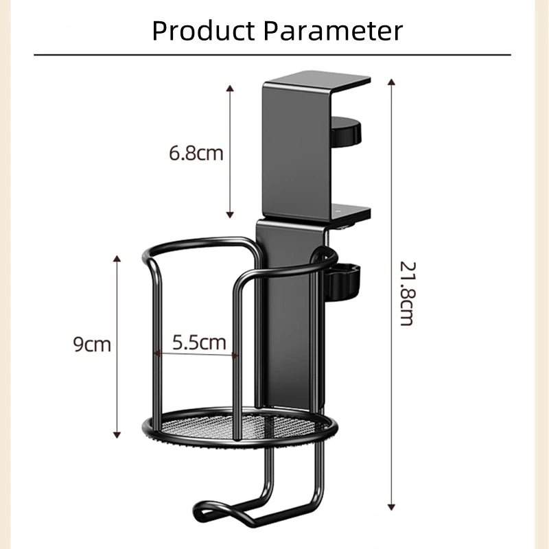 Kẹp Cốc Bàn 2in1 Không Khoan Xoay 360° Chống Rơi - Daisan Store