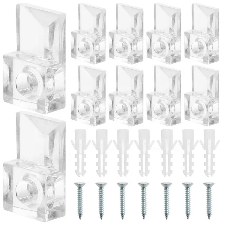 Kẹp gương nhựa trong suốt, phụ kiện nội thất 6/4/3mm - Daisan Store