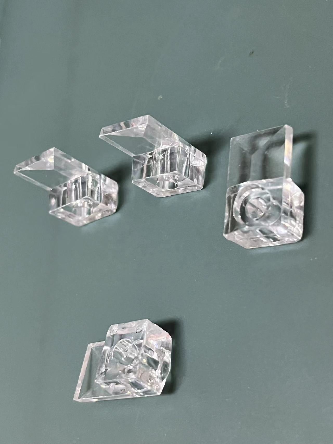 Kẹp gương nhựa trong suốt, phụ kiện nội thất 6/4/3mm - Daisan Store