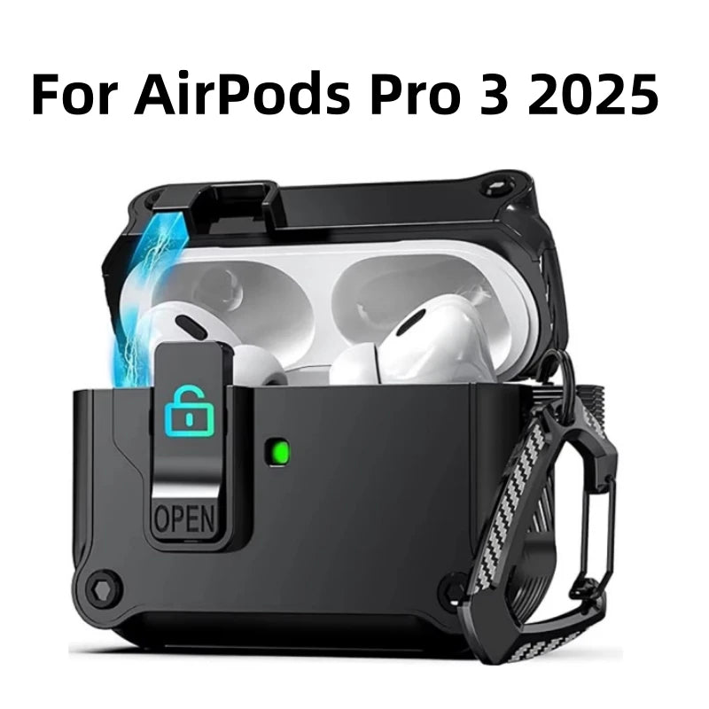 Khóa Bảo Vệ Chống Sốc Cho AirPods Pro 3 2025 - Daisan Store
