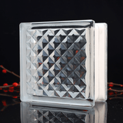 Khối kính LATTICE (JH005) 190*190*80MM Gạch kính pha lê có lỗ rỗng 190*190*80MM Khối kính LATTICE - Daisan Store