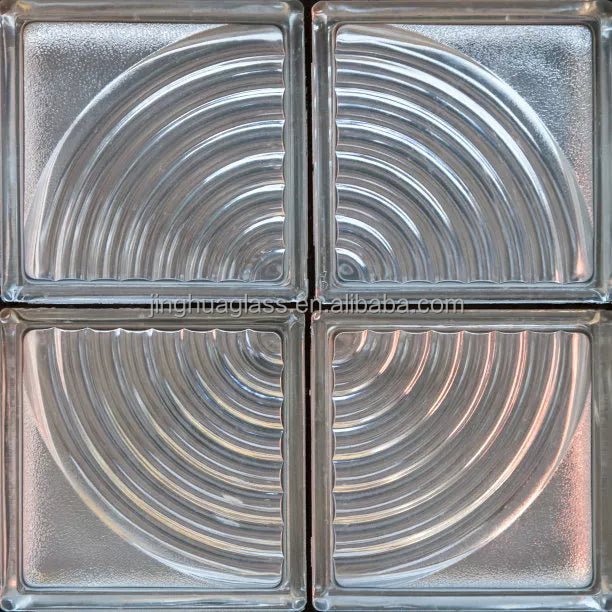 Khối kính rỗng trang trí màu giá sỉ nhiều thiết kế trang trí tường hình vuông khối kính rỗng gạch - Daisan Store