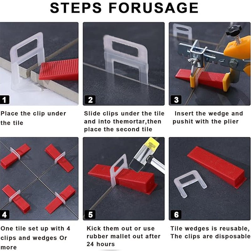 Khối Nêm và Kẹp Điều Chỉnh Bằng Nhựa Bền Chắc Chuẩn - Daisan Store