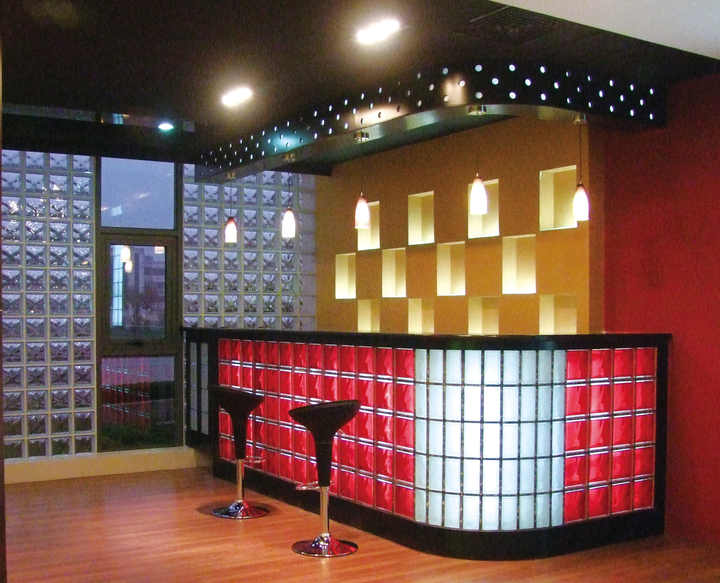 Khối thủy tinh 190*190*80MM Gạch thủy tinh pha lê có khối thủy tinh KIM CƯƠNG rỗng 190*190*80MM - Daisan Store