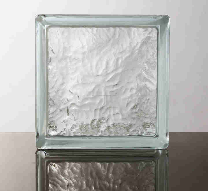 Khối thủy tinh pha lê rỗng Tường ngoài trong suốt Vách ngăn nghệ thuật Phòng tắm Cải tạo hoa văn tùy chỉnh - Daisan Store