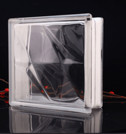 Khối thủy tinh trong suốt có hoa văn trang trí hình ngôi sao đôi - Daisan Store