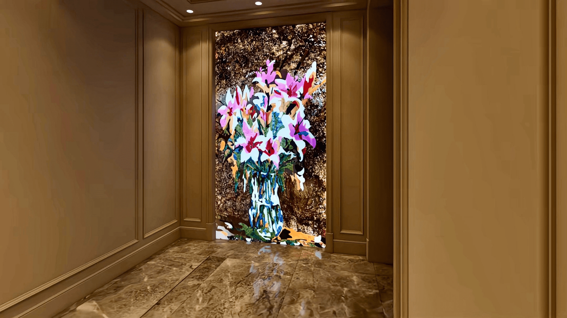 Khung ảnh đá trang trí tường ghép chất liệu nghệ thuật trong suốt thiết bị quang điện tử - Daisan Store