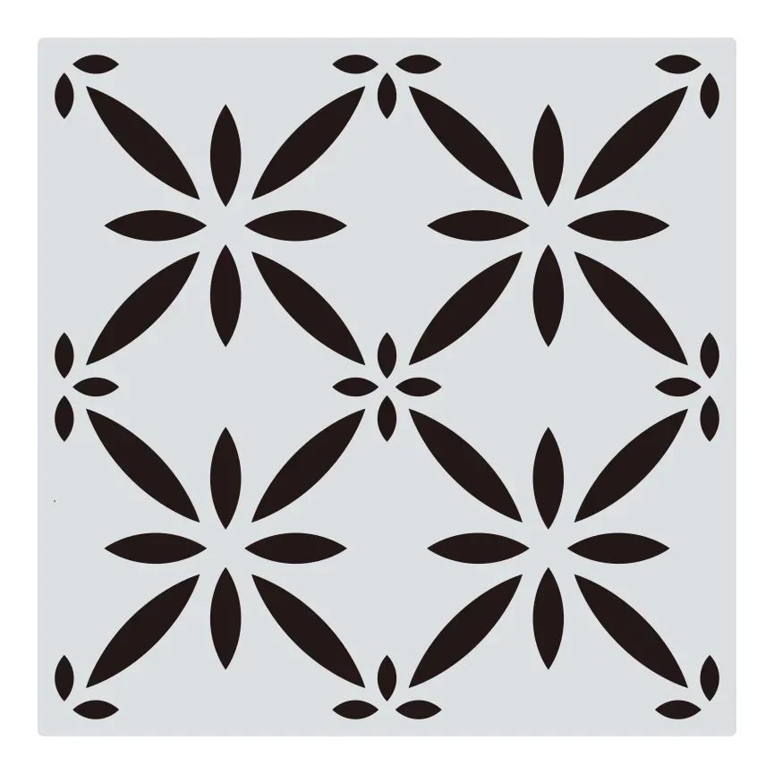 Khuon Stencil Mandala Geometric 30x30cm DIY Layering - Daisan Store