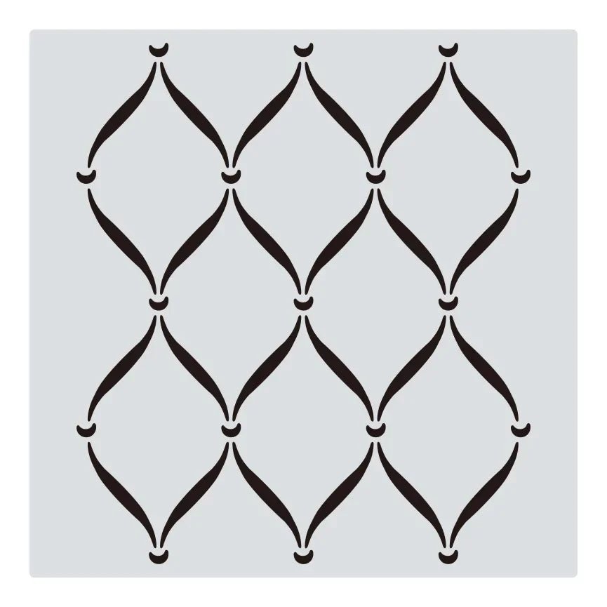 Khuon Stencil Mandala Geometric 30x30cm DIY Layering - Daisan Store