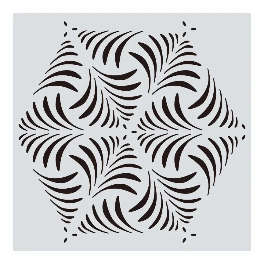 Khuon Stencil Mandala Geometric 30x30cm DIY Layering - Daisan Store