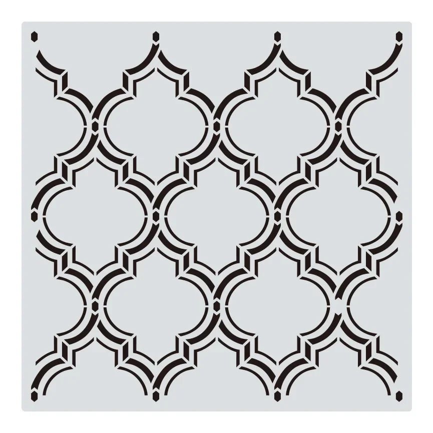 Khuon Stencil Mandala Geometric 30x30cm DIY Layering - Daisan Store