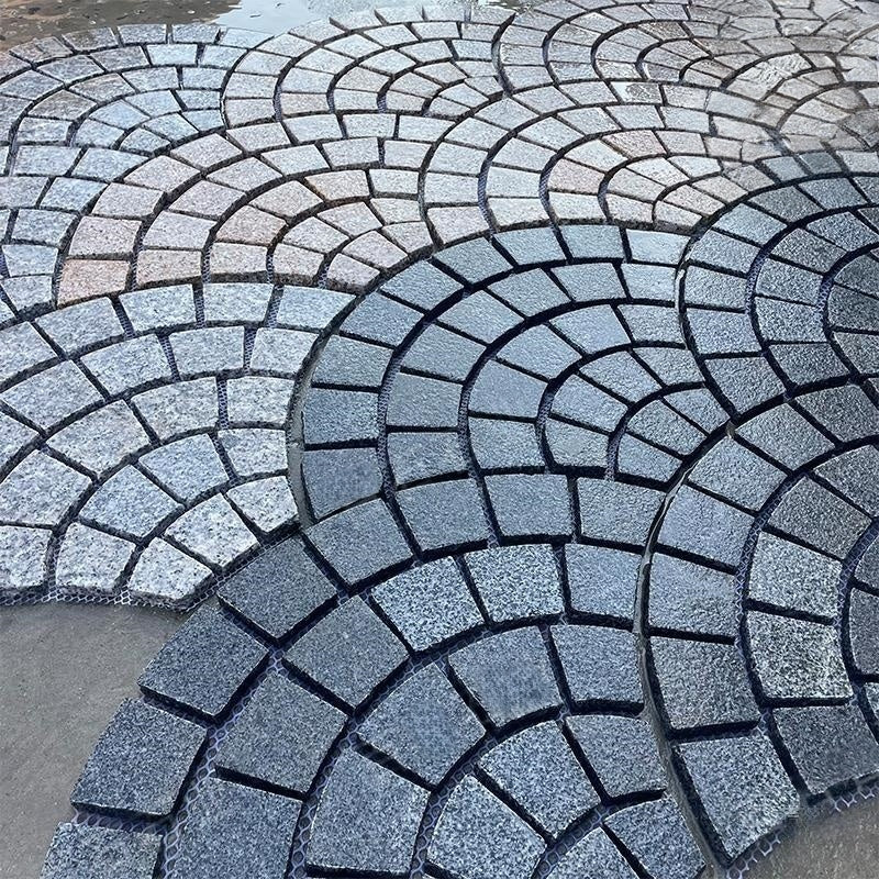 Lát đá granite tròn lưới cứng cho dự án ngoài trời - Daisan Store