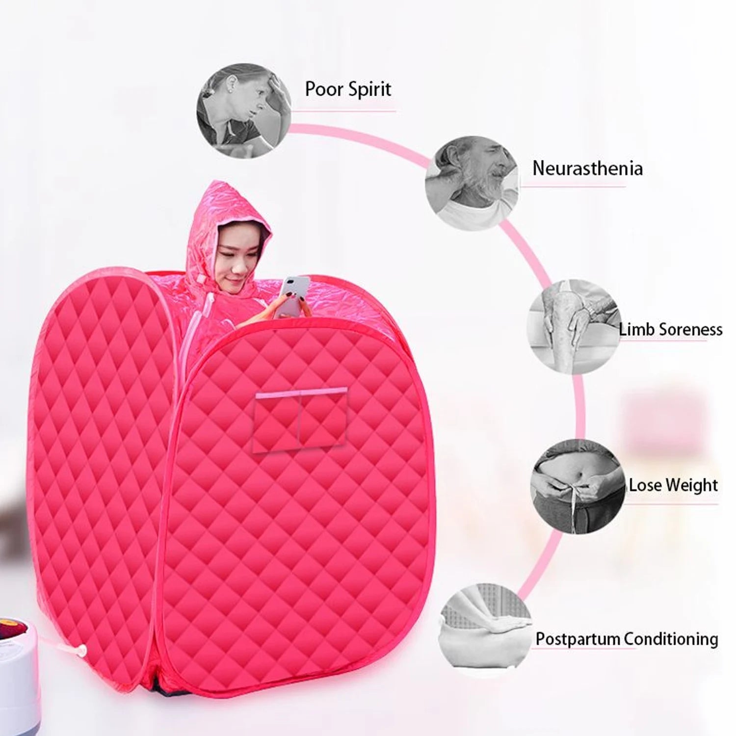 Lều Xông Hơi Gấp Gọn Di Động Giảm Cân Toàn Thân - Daisan Store