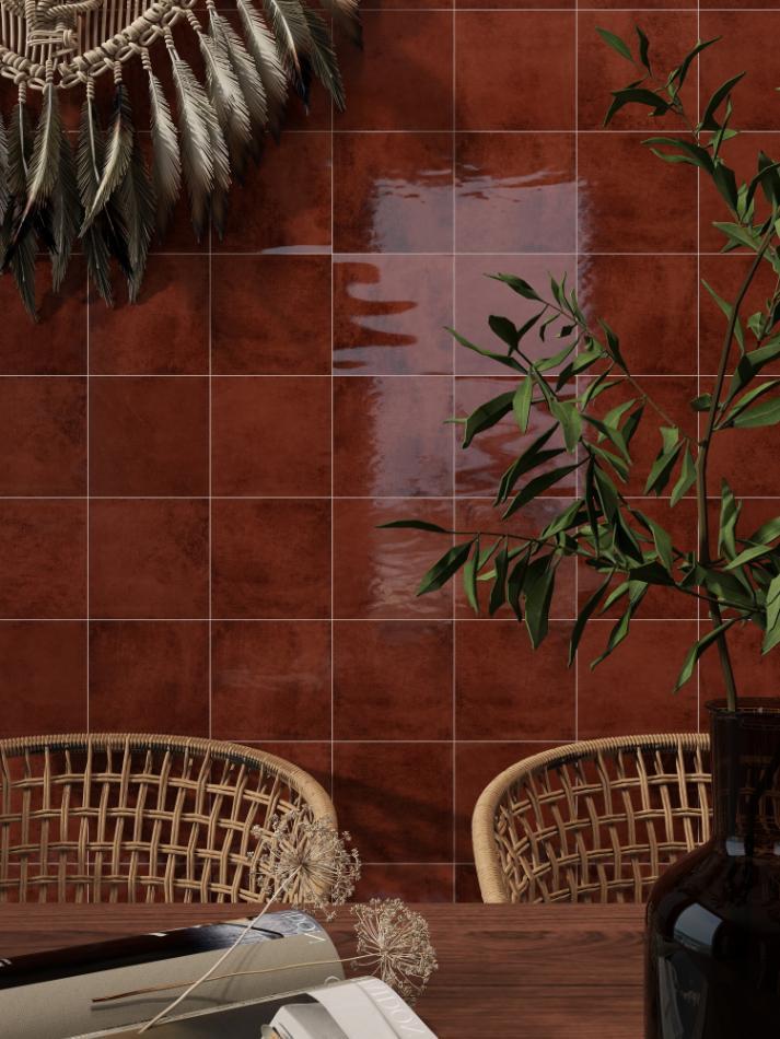 Gạch thẻ Porcelain bóng lượn KT 150x150mm mã LNA1505G