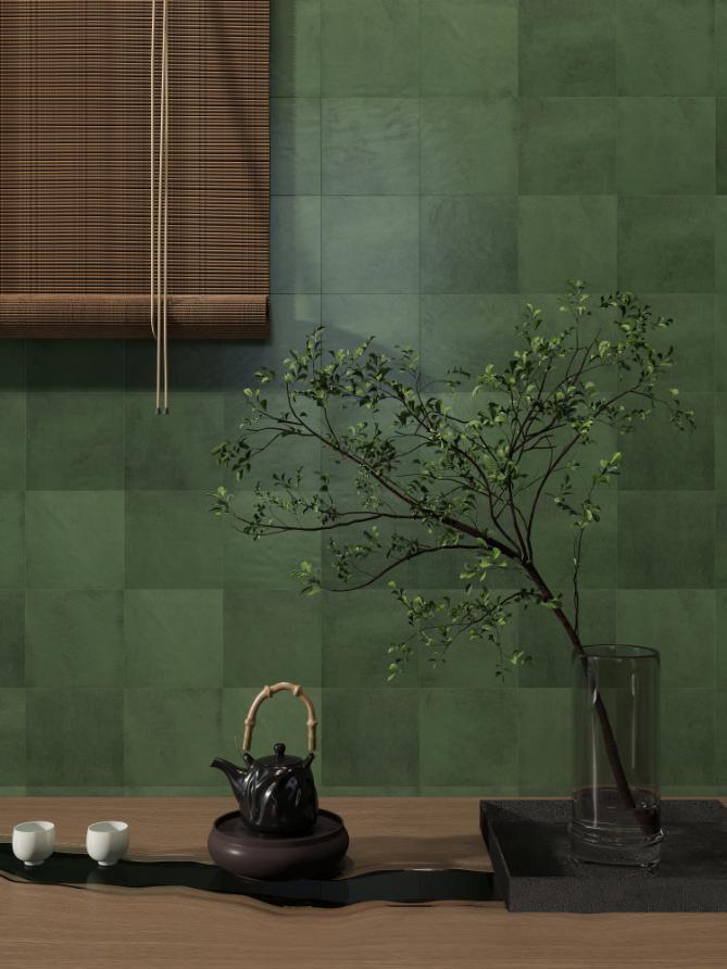 Gạch thẻ Porcelain mờ lượn KT 150x150mm mã LNA1505M