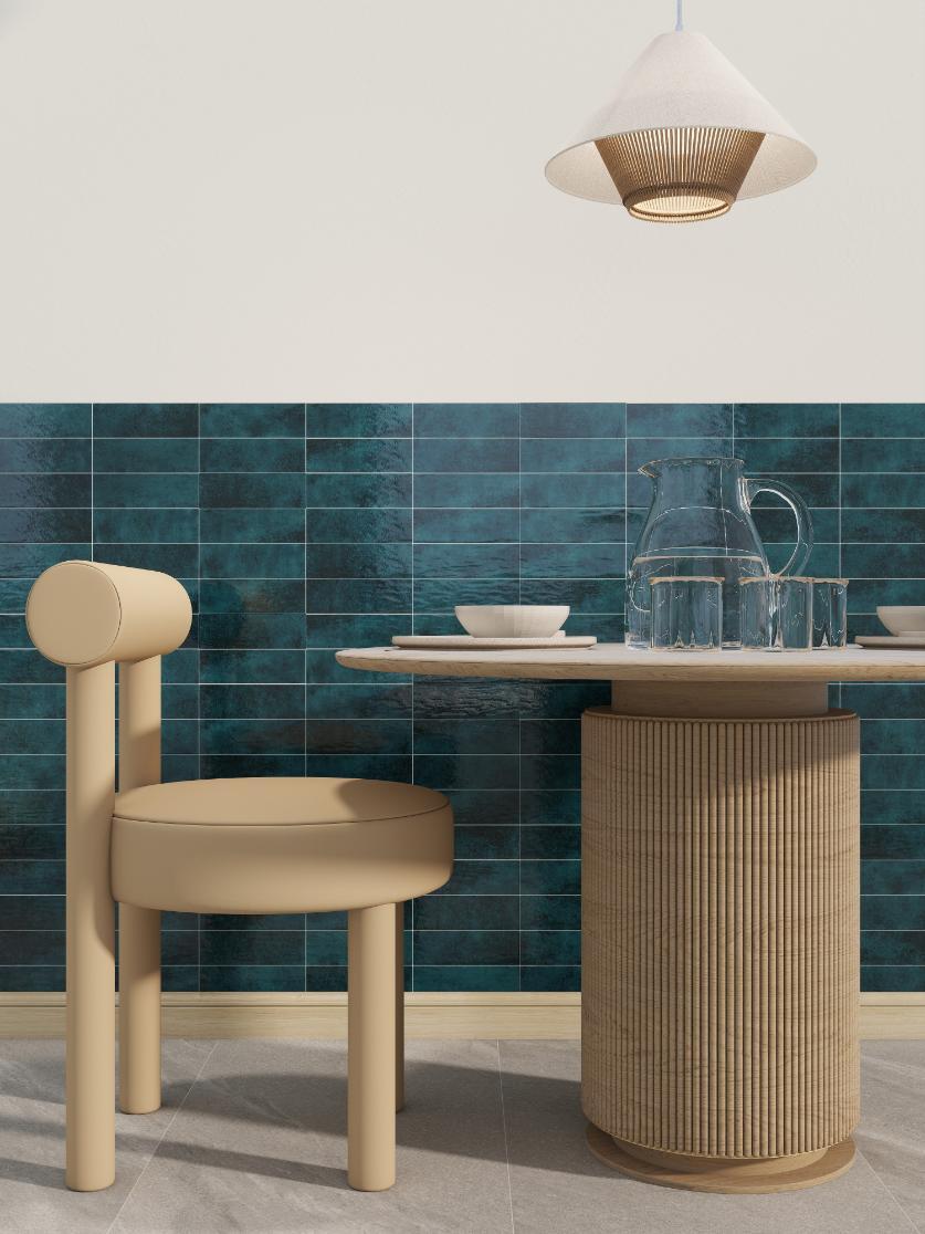 Gạch thẻ mosaic gốm sứ trang trí thủ công nhiều màu sắc 75 X 230 mm cho phòng tắm, nhà bếp, phòng khách, phòng ăn