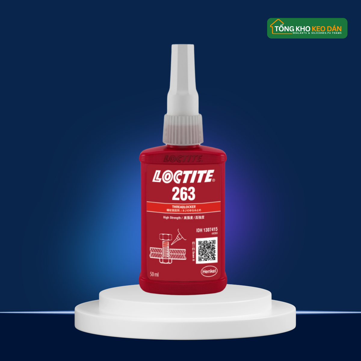 Keo dán khoá ren Loctite 263