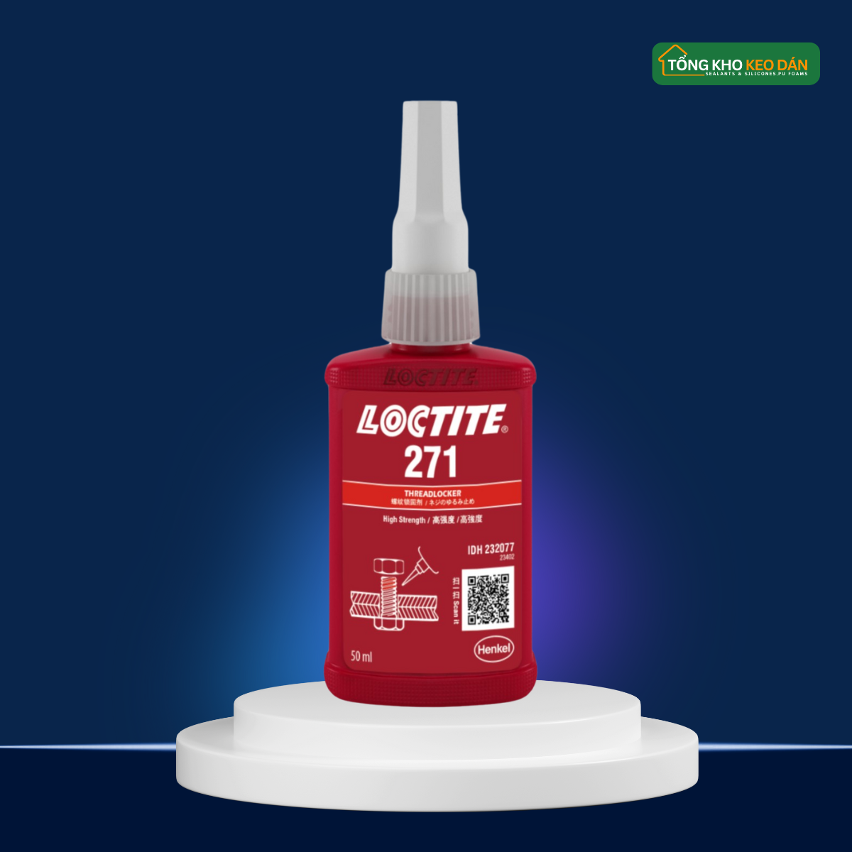 Keo dán khoá ren Loctite 271
