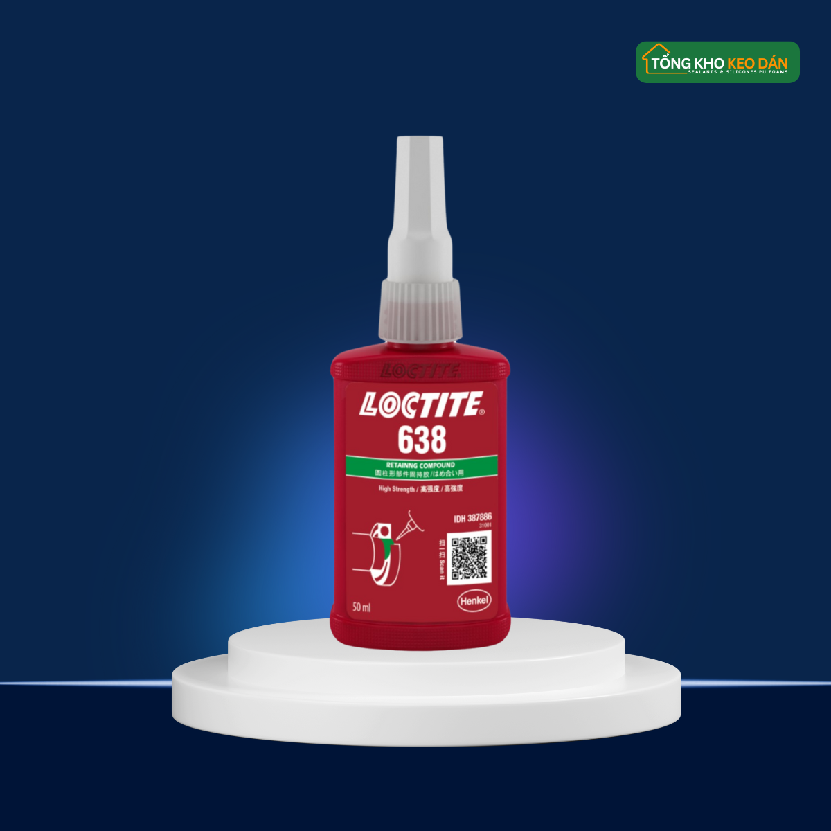 Keo chống xoay Loctite 638