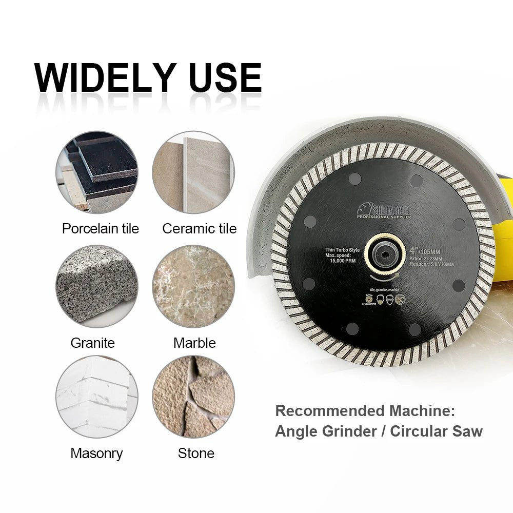 Lưỡi Cắt Kim Cương Mỏng SHDIATOOL 125mm - Đá & Gạch - Daisan Store