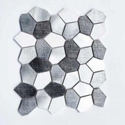 Mẫu hiện đại IRN226711 Gạch ốp tường phòng tắm hình đá miễn phí Thiết kế kim loại cho tường nội thất - Daisan Store