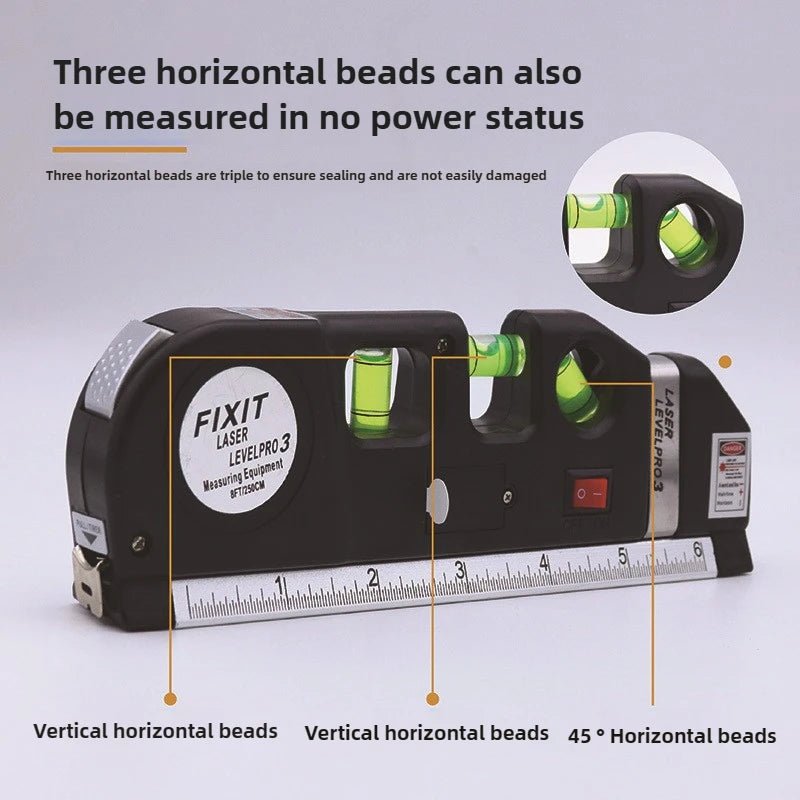 Máy Cân Laser CrossLine Độ Chính Xác Cao Góc Vuông Thước - Daisan Store