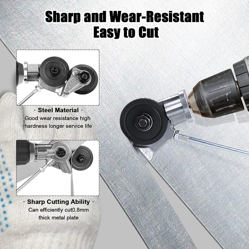 Máy Cắt Tấm Kim Loại Gắn Cho Máy Khoan Điện Nibbler Đa Năng - Daisan Store