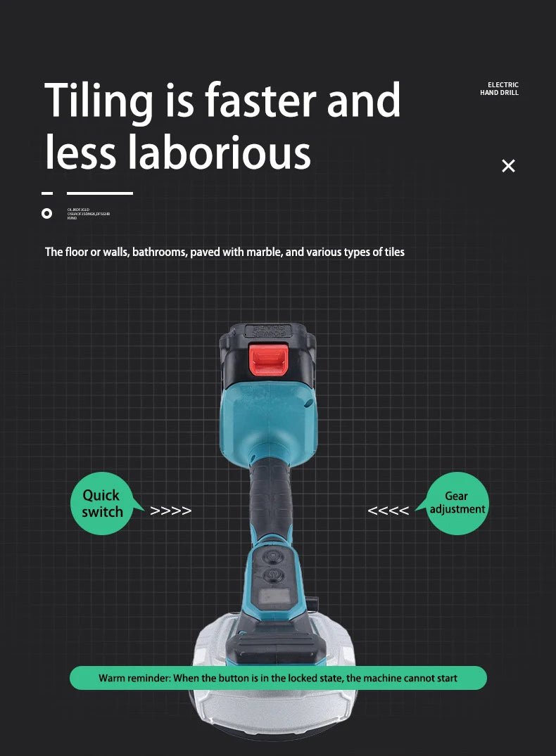 Máy Đầm Rung 8 Tốc Độ Không Dây Cho Sàn Tường Makita 18V - Daisan Store